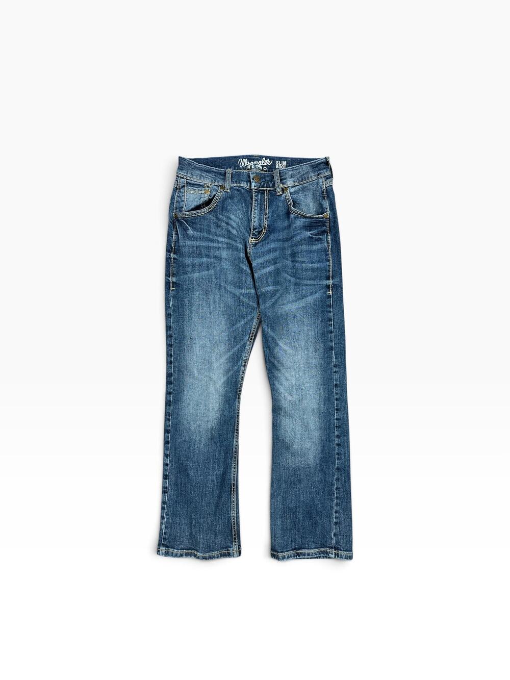 Wrangler RETRO Slim Bootcut Jeans Blue — Size 29x30